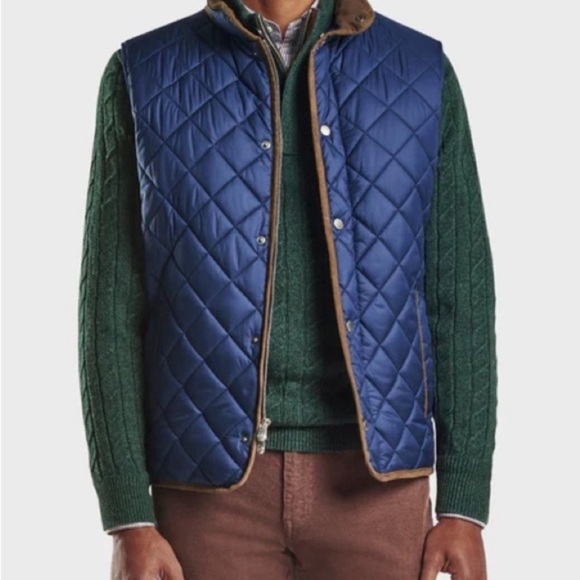 Peter Millar Essex Navy Blue Quilted Vest - Picture 14 of 14